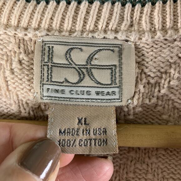 Vintage Womens Button Sweater Vest Blush Textured Colligate Nerd Preppy Indie - Picture 3 of 9